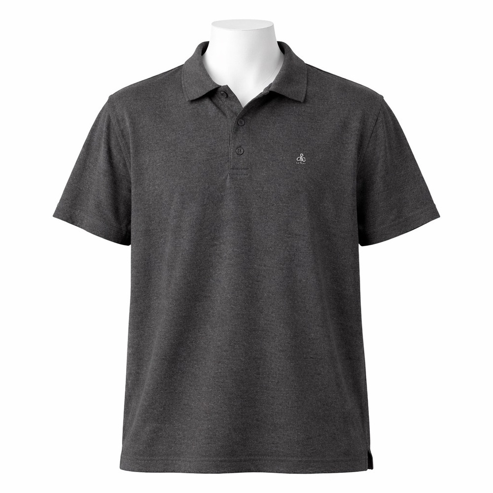 Size M Rag & Bone Men’s Standard Issue Polo Shirt Gray